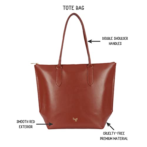 Baggit Women's Tote Handbag - Large (Red)