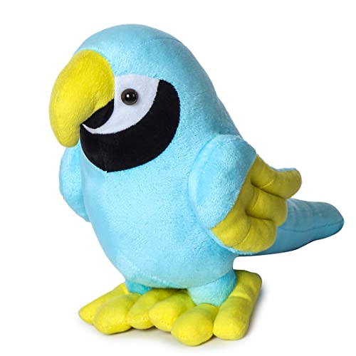 Ultra Blue Celest Super Stuffed Parrot Soft Plush Bird Toy - 15 Inch Gifts for Boys, Girls & Kids