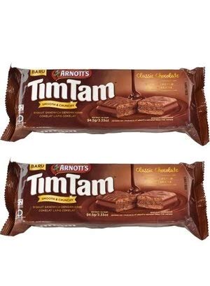 Arnott's Tim Tam Chocolate Sandwich Biscuit, 94.5g (Pack of 2)