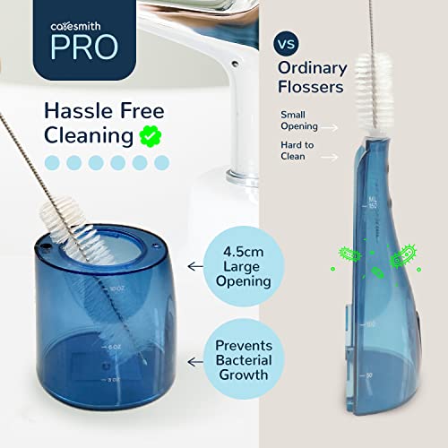 Caresmith Professional Cordless Dental Flosser | 300 ml Large Detachable Water Tank | 3 Modes | IPX7 Waterproof | Oral Flosser