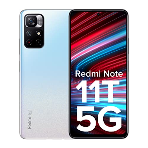 Redmi Note 11T 5G (Stardust White, 8GB RAM, 128GB ROM) | Dimensity 810 5G | 33W Pro Fast Charging | Charger Included | Additional Exchange Offers| Get 2 Months of YouTube Premium Free!