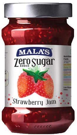 MALA'S, Added Jam Strawberry , Zero Sugar Strwaberry 350g