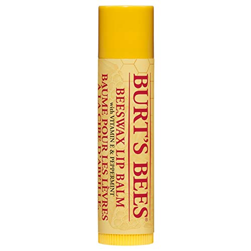 Burt's Bees Beeswax Lip Balm With Vitamin E & Peppermint, 0.15 Oz - Transparent