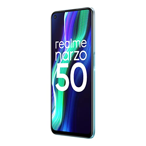 Realme narzo 50 (Speed Blue, 4GB RAM+64GB Storage) 120Hz Full HD+ Display | 50MP AI Triple Camera | Helio G96 Powerful Gaming Processor