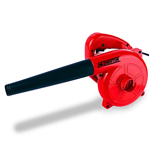 Cheston Air Blower 500W I 80 Miles/Hour Speed I Anti-Vibration 13000 RPM 2.3m³/min I Continuous 10 Minute Use I PC Computer, AC, Home & Outdoor Air Cleaner (Red) I 6 Months Warranty