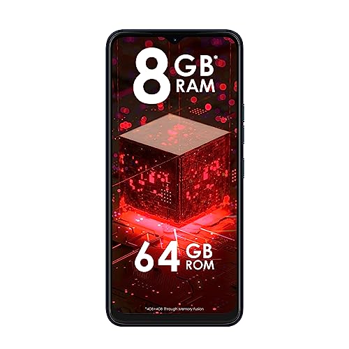 itel A60s (4GB RAM + 64GB ROM, Up to 8GB RAM with Memory Fusion | 8MP AI Rear Camera | 5000mAh Battery with 10W Charging | Faceunlock & Fingerprint -Shadow Black