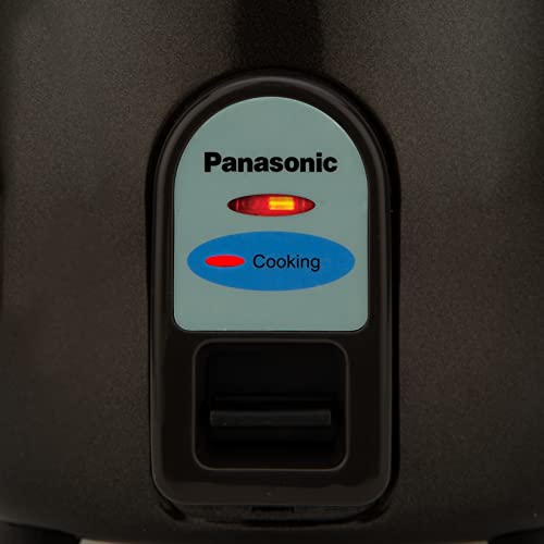 Panasonic Electric Automatic Cooker With Auto Switch Off| SR-WA10 (E) | 450 Watts | Capacity 1.0 Litre With 600 Grams Raw Rice Cooking |Colour Black