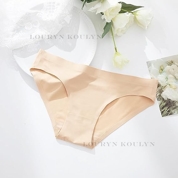 Buy LOURYN KOULYN Women's Seamless Hipster Ice Silk Panty, Briefs