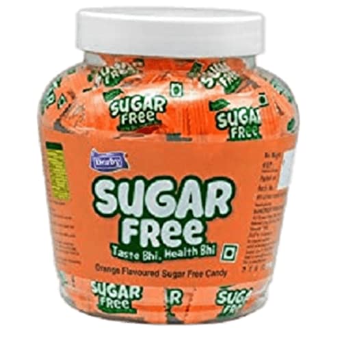 Derby Orange Flavoured Sugar-Free Hard Candies / 280 Grams