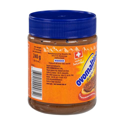 Ovomaltine Spread Crunchy Cream, 240g