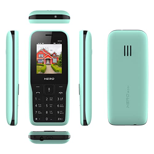 Lava Hero 600i (Mint Green) with Sleek and Stylish Design, 10 Regional Languages Input Support, Auto Call Recording, Wireless FM with Recording and 32 GB Expandable Storage