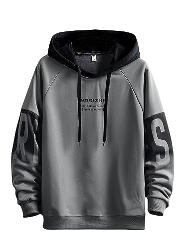 Lymio Women's Hoodies || Sweatshirt for Women || Unisex Hoodie (H-18-19) (L, Grey)