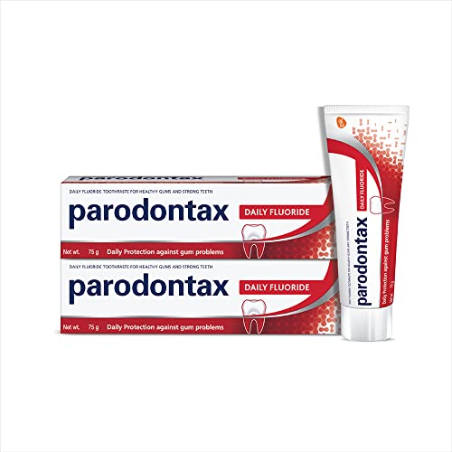 Parodontax Daily Fluoride Toothpaste For Daily Protection Against Gum Problems, Multi Pack, 75 g*2