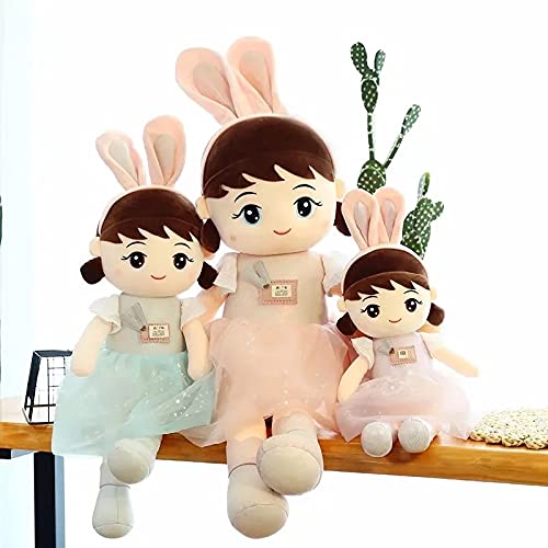 SCOOBA Super Soft Bunny Doll Single Piece Stuffed Toy- Polyfill Washable Cuddly Soft Plush Toy - Helps to Learn Role Play - 100% Safe for Kids (Medium)