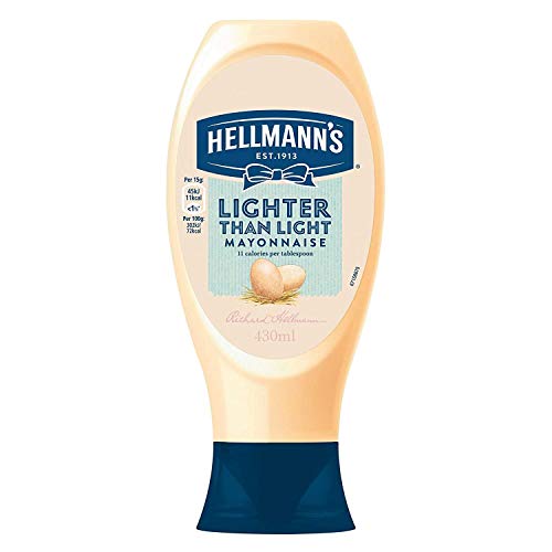 Hellmann's Lighter Than Light Mayonnaise Squeeze Bottle, 430ml