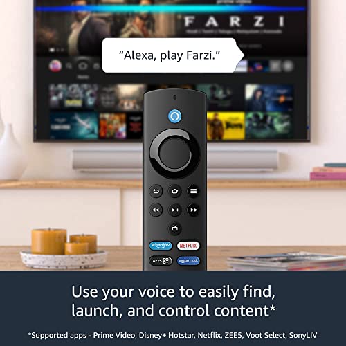 Fire TV Stick Lite with all-new Alexa Voice Remote Lite (no TV controls), HD streaming device | Now with App controls