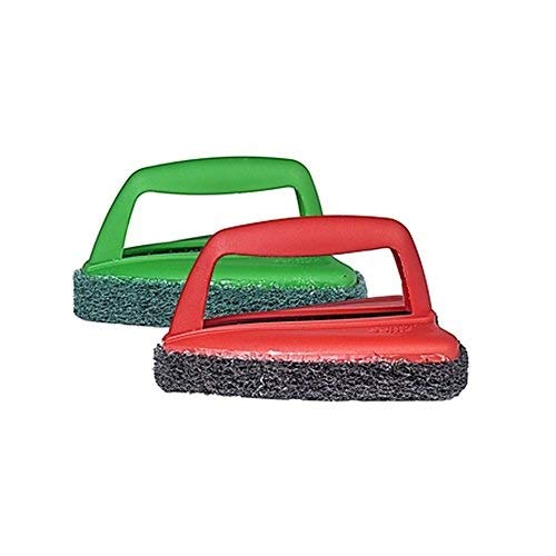 Scotch-Brite Fibre Bathroom Scrubber and Jet Tough Brush (Multicolour)- H18-6025,Pack of 2 Pieces