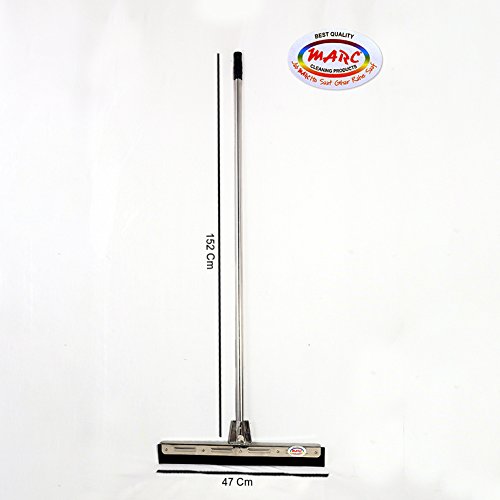 Marc Cleaning Products Stainless Steel Floor Wiper (Large, Silver)