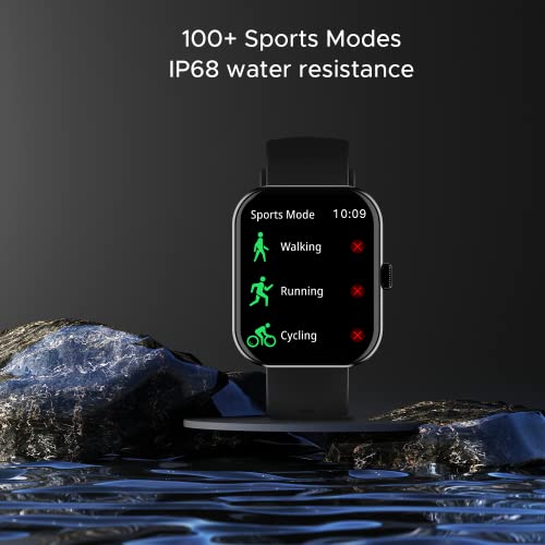 boAt Ultima Call Max Smart Watch with 2" Big HD Display, Advanced BT Calling, 100+ Sports Modes, 10 Days Battery Life, Multiple Watch Faces, IP68, HR & SpO2, Sedentary Alerts(Active Black)