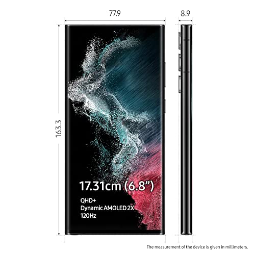 Samsung Galaxy S22 Ultra 5G (Phantom Black, 12GB, 512GB Storage) with No Cost EMI/Additional Exchange Offers