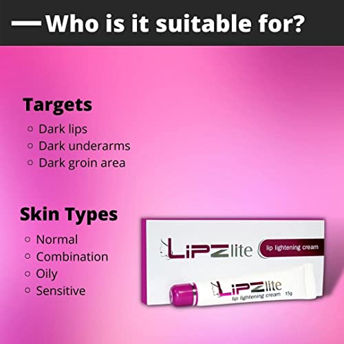 Lipzlite Lip Lightening Cream (15gm)