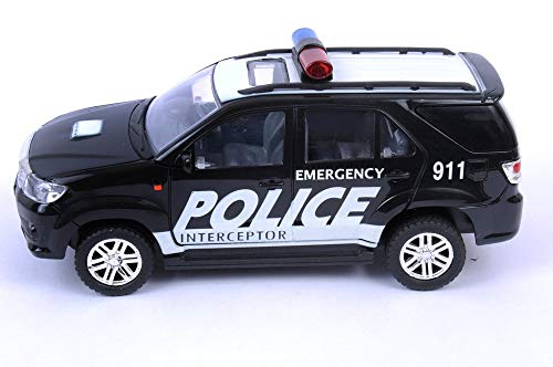 Centy Toys Plastic Police Interceptor Fortune Pull Back Car, Number Of Pieces: 1, Black, Kid