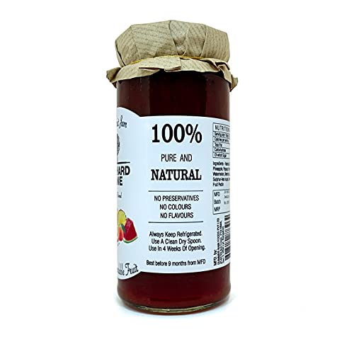 Orchard Lane Highest fruit content Mixed Fruit jam- LOW SUGAR | No Artificial Colours or Preservatives | Only 13 calories a serving | HEALTHY JAM for kids 280 gm