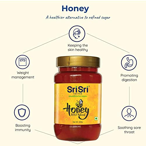 Sri Sri TATTVA shuddhta ka naam Honey - Natural & Pure - 500G (Pack Of 2)