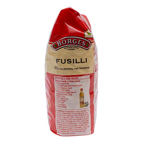 Borges Fusilli Durum Wheat Pasta, 500 Grams