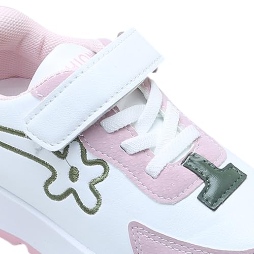 Hopscotch Girls PU Text Print Athletic Shoes in Pink Color, UK: 14 (XZY-4575295)