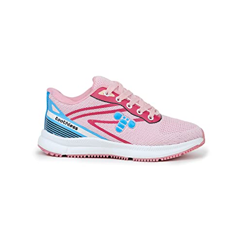 toothless Kids Girls Pink Sports Shoes(TLPGSP4689-11 UK)