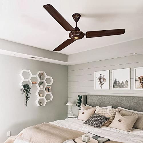 ACTIVA 1200 MM HIGH SPEED 390 RPM BEE APPROVED APSRA CEILING FAN BROWN 2 Years Warranty