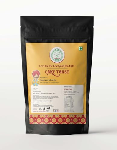 JOLANTAA Breakfast Snacks Surti Special Cake Toast/Mava Toast/Biscuits/Chai Time Snack/Bakery Toast Biscuit/Toast (Delicious and Crispy) (500 kg pack of 1)