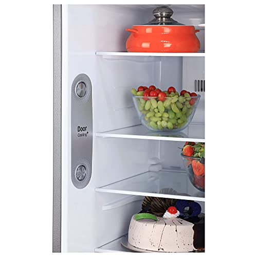 LG 242 L 3 Star Smart Inverter Frost-Free Double Door Refrigerator (GL-I292RPZX, Shiny Steel, Door Cooling+)