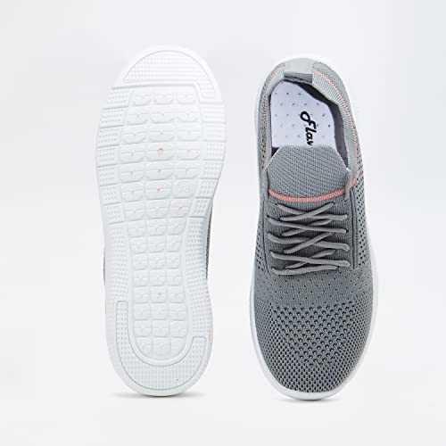 Flavia Women D.Grey/Pink Shoes-7 UK (39 EU) (8 US) (F/HD0037)