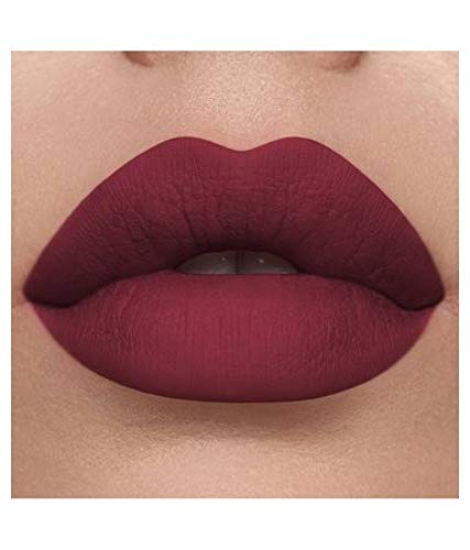 Face Up Moisturizing Non Transfer Long Lasting Maroon Liquid Lipstick Matte | Full Coverage | Waterproof | Shade - Maroon (M - 07)