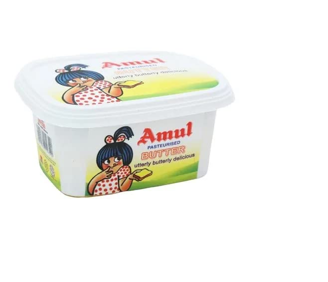 Amul Pasteurised Butter, 200 g Tub (Pack of 2)