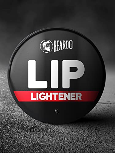 Beardo Lip Lightener, 7g | Non Tinted Lip Balm for Men | Lip Balm for Dark Lips | Lip Mask for Dry & Chapped Lips | Lip Care