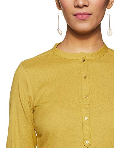 W for Woman Women's Kurta (19FEW11542-211547_Yellow_6 XS (6))