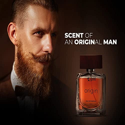 Beardo Perfume For Men - ORIGIN, 100 ml | EAU DE PARFUM Men| Strong Long Lasting Mens Perfume | Aqua and Musky Notes | Ideal Gift For Men