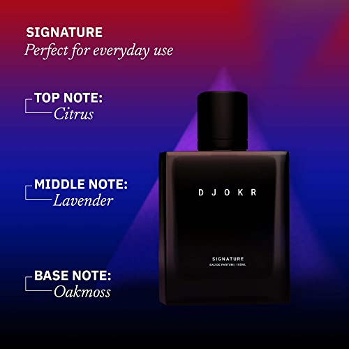 Djokr Signature Perfume For Men 100 ml | Eau De Parfum | Premium Luxury Long Lasting Fragrance Spray