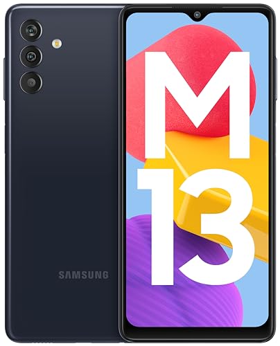 Samsung Galaxy M13 (Midnight Blue, 6GB, 128GB Storage) | 6000mAh Battery | Upto 12GB RAM with RAM Plus