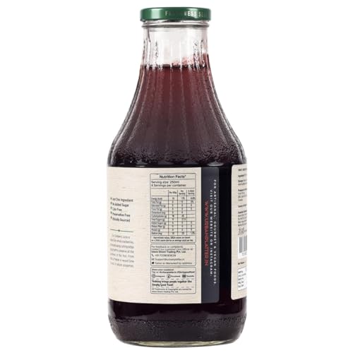 Urban Platter Canadian Cranberry Juice, 1 Litre (Unsweetened, No Added Sugar, 100% Natural Cranberry Juice, Good for UTI Health, Perfect for Cocktails and Mocktails)