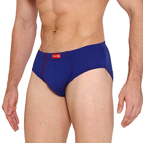 VIP Frenchie Plus Men's Cotton Brief Pack of 3 (Assorted, 85)