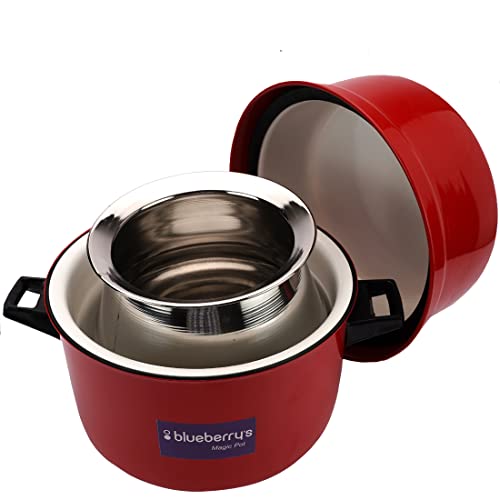 Blueberry's 1.5 Kg Aluminum Choodarapetty Thermal Rice Cooker with Gas