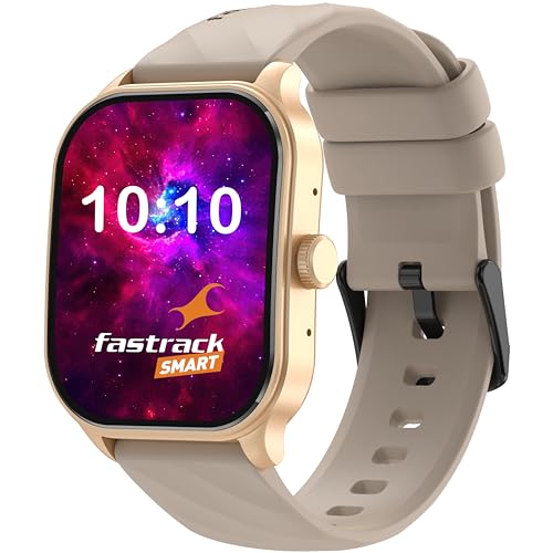 Fastrack Limitless FS1 Pro Smart Watch|1.96" Super AMOLED Arched Display with 410x502 Pixel Resolution|SingleSync BT Calling|NitroFast Charging|110+ Sports Modes|200+ Watchfaces|Upto 7 Days Battery