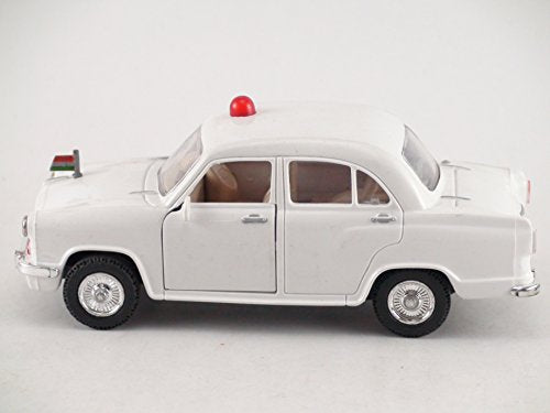 Centy Toys Plastic Ambassador Car, Pack Of 1, White, 4Y