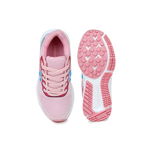 toothless Kids Girls Pink Sports Shoes(TLPGSP4689-11 UK)