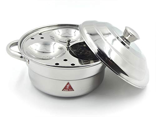 JEE ALTO Stainless Steel Compact Breakfast Idly Maker (6 Idly, Silver)