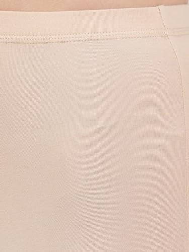 Jockey Women's Cotton Shorts (Pack of 1) (1529_Skin_M_Skin_M)